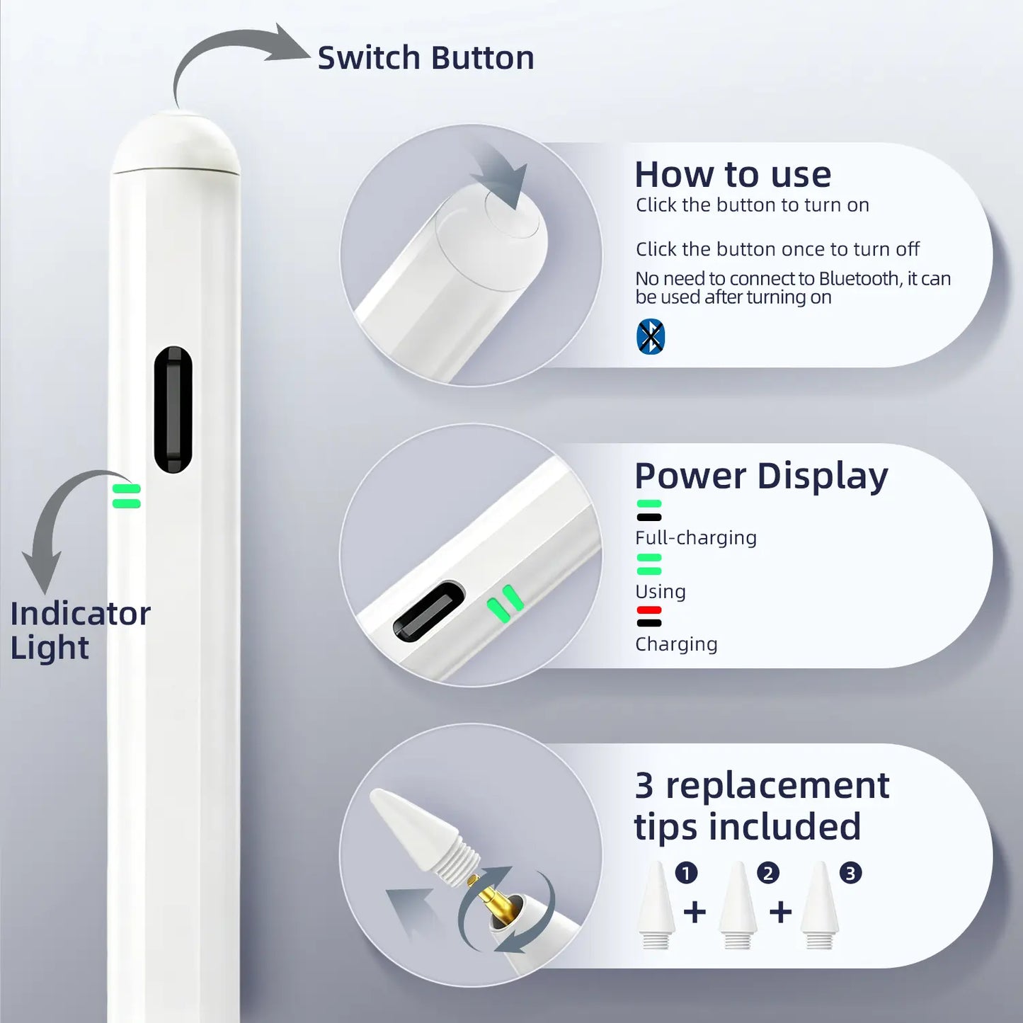 Stylus Pen for Ipad 6Th-11Th Generation-2X Fast Charge Active Pencil Compatible with 2018-2026 Apple Ipad Pro 11"/12.9"/M4, Ipad Air 3/4/5/M2/M3/M4,Ipad Mini 5/6/7 Gen Dealsforyoudays