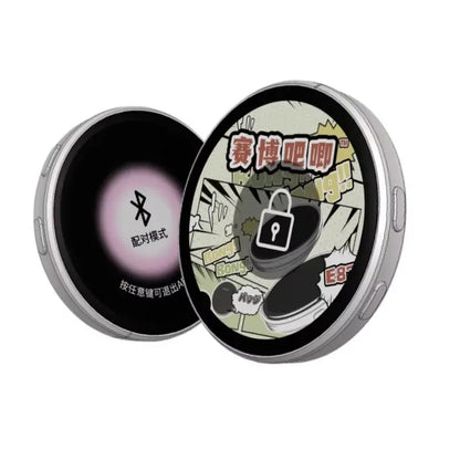 Smart Electronic Anime Badge with IPS Touch Screen, GIF Video Display, and Bluetooth Control