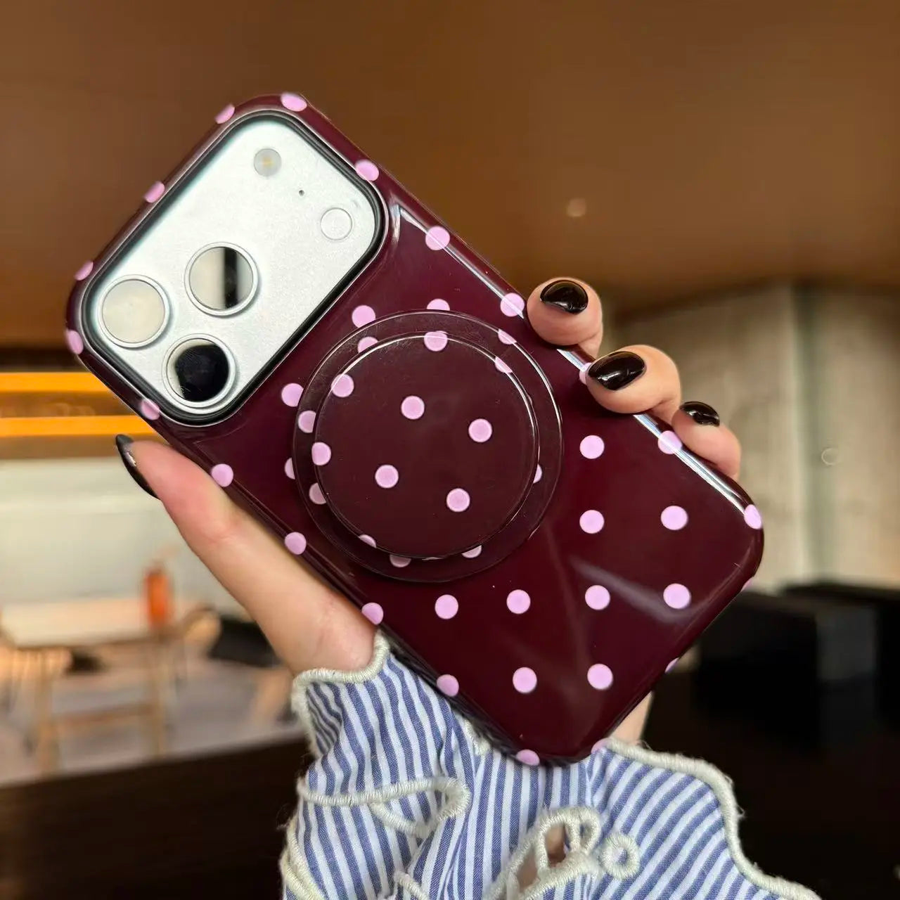 Aivona Fpr Iphone 17 16 15 14 13 Magnetic Phone Case Brown Leopard Protective Cover 16 plus Phone Case [Applicable to Magsafe] Cheetah Case for Women