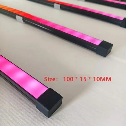 5V Bluetooth Voice-Controlled RGB LED Light Strip - Mobile App-Enabled, Water-Resistant Ambient Lighting for Home Décor and KTV Applications