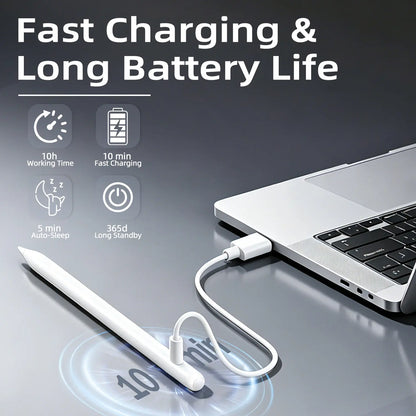 Stylus Pen for Ipad 6Th-11Th Generation-2X Fast Charge Active Pencil Compatible with 2018-2026 Apple Ipad Pro 11"/12.9"/M4, Ipad Air 3/4/5/M2/M3/M4,Ipad Mini 5/6/7 Gen Dealsforyoudays